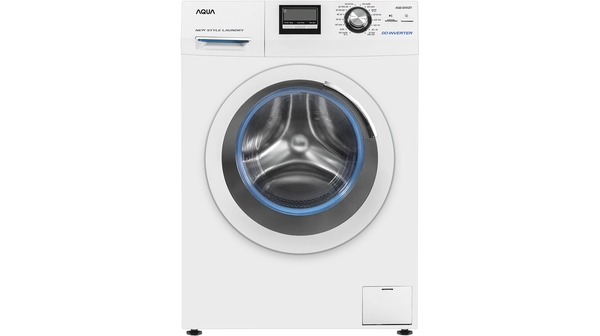 Máy giặt Aqua 9.8KG AQD-D980ZT (W) sở hữu thiết kế hiện đại, sang trọng