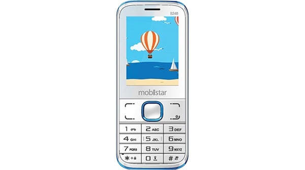 Điện thoại Mobiistar B248 trắng xanh trang nhã giá rẻ tại Nguyễn Kim
