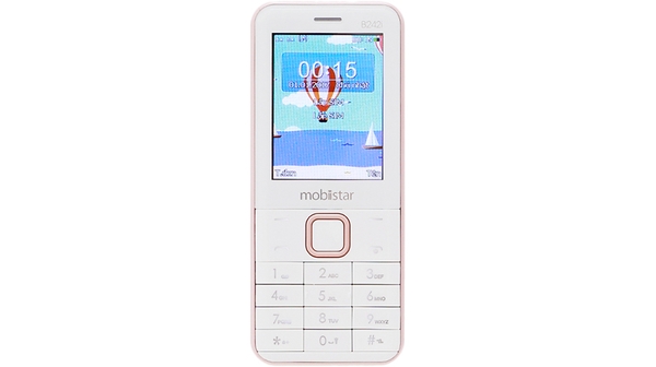 Điện thoại di động Mobiistar B242I vàng hồng giá rẻ tại Nguyễn Kim