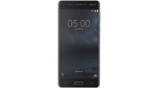 Điện thoại di động nokia 5 màu bạc với hệ điều hành Android