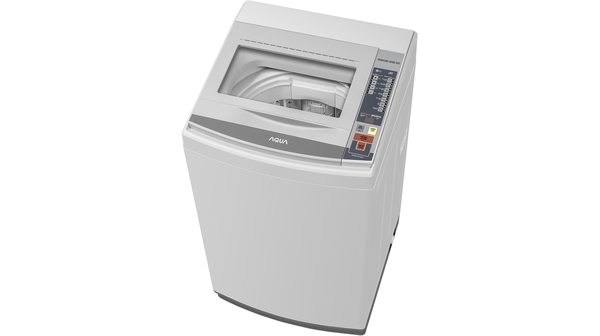 Máy giặt Aqua AQW-S70AT (H) màu xám nhạt là máy giặt cửa trên