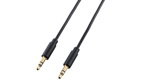 Cáp Audio Jack 3.5mm Elecom DH-MMCN05 0.5m đầu kết nối mạ vàng 24k