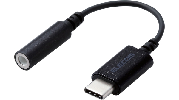 Cáp chuyển đổi Type-C qua Audio 3.5mm Elecom AD-C35DSBK