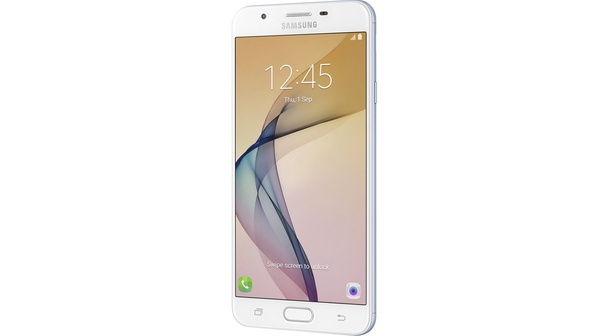 Điện thoại Samsung Galaxy J7 Prime xanh bạc camera trước