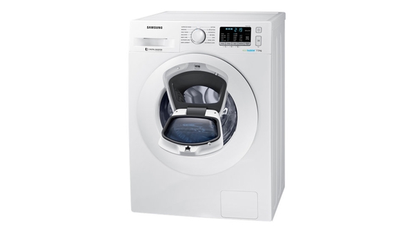 Máy giặt Samsung 7.5 kg WW75K5210YW,có khối lượng giặt lớn