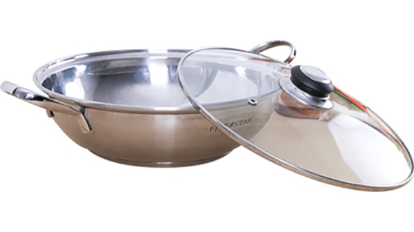 Nồi lẩu Inox Fivestar 26CM W26-3DG màu trắng với đường kính 26cm