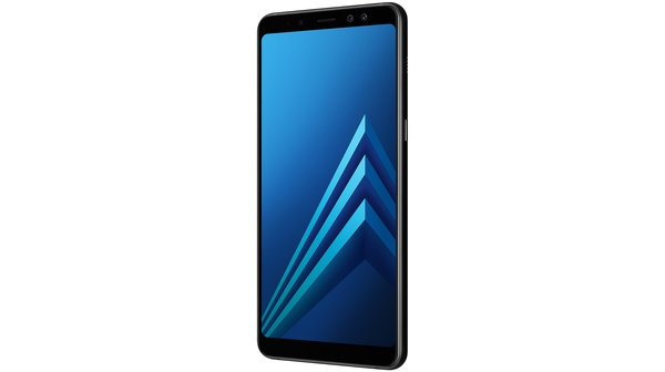 Điện thoại Samsung Galaxy A8+ 2018 màu đen bên phải