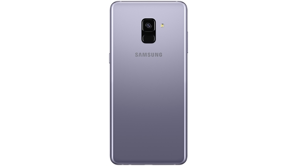 Điện thoại Samsung Galaxy A8+ 2018 màu tím mặt lưng