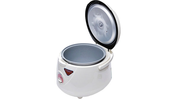 Nồi cơm điện Cuckoo 1.8 lít CR-1021 mặt nghiêng trái mở nắp nồi