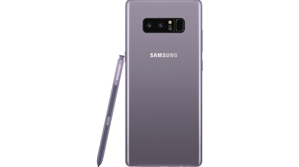 Điện thoại di động Samsung Galaxy Note 8 tím (SM-N950F/DS) mặt sau