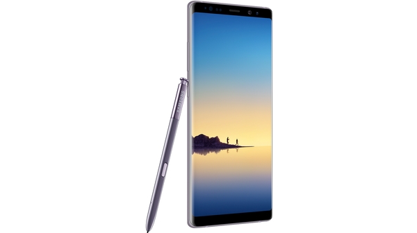 Điện thoại di động Samsung Galaxy Note 8 tím (SM-N950F/DS) góc nghiêng