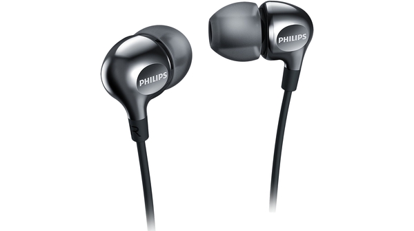 Tai nghe nhét tai Philips SHE3700BK màu đen giá rẻ tại Nguyễn Kim