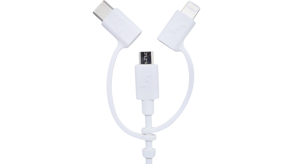 Cáp 3in1 Energizer C11UBX3CFWH4 màu trắng giá tốt tại Nguyễn Kim