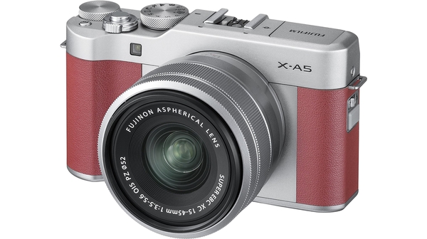 Máy Ảnh Mirrorless Fujifilm X-A5 ống kính XC 15-45mm màu hồng cảm biến ảnh lớn