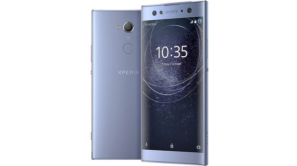 Điện thoại di động Sony Xperia XA2 Ultra màu xanh mặt lưng