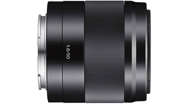 Ống kính Sony SEL50F18/BC SYX cạnh bên