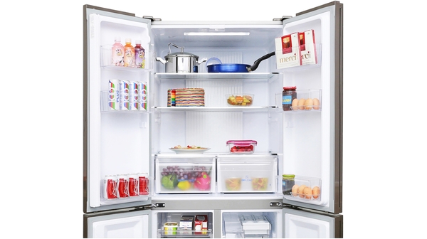 Tủ lạnh Aqua Inverter 456 lít AQR-IG525AM(SG) mặt mát