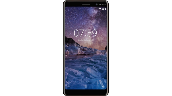 Nokia 7 Plus màu đen với ngoại hình mạnh mẽ