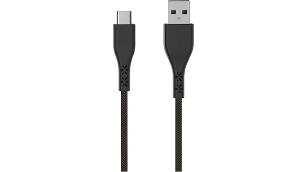 Cáp USB-C2.0 LW Energizer 1.2M màu đen có chất liệu siêu bền