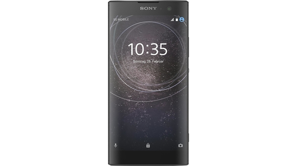 Điện thoại di động Sony Xperia XA2 màu đen mặt trước