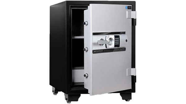 Két sắt Solid SLS-76E được chế tạo từ thép không gỉ cao cấp và hỗn hợp bê tông chịu nhiệt cao