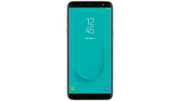 Điện thoại Samsung Galaxy J6 (2018) màu vàng mặt trước