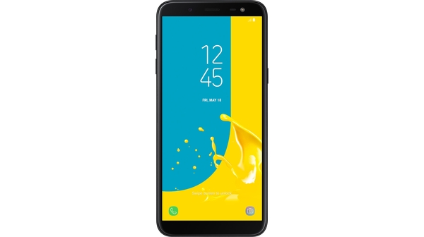 Điện thoại Samsung Galaxy J6 (2018) màu đen mặt trước