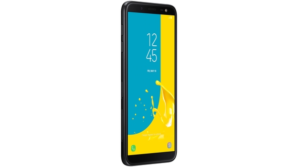 Điện thoại Samsung Galaxy J6 (2018) màu đen mặt bên trái