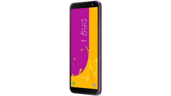 Điện thoại Samsung Galaxy J6 (2018) màu tím mặt bên phải