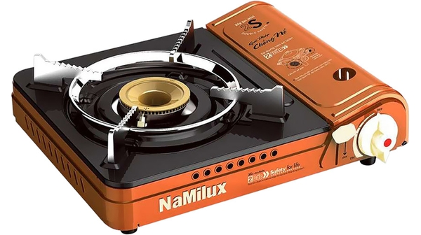 Bếp gas Mini Namilux 2s-Pro NH-054PF sử dụng van an toàn 2 cấp-chống nổ lon gas