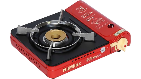 Bếp gas Mini Namilux 2s-Pro NH-054PF với thân bếp được thiết kế thông gió 4 mặt