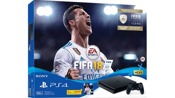 Máy chơi game Sony Playstation 500GB kèm đĩa game FIFA18 chính hãng tại Nguyễn Kim