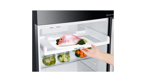 Tủ lạnh LG Inverter 393 lít GN-L422GB khay thực phẩm