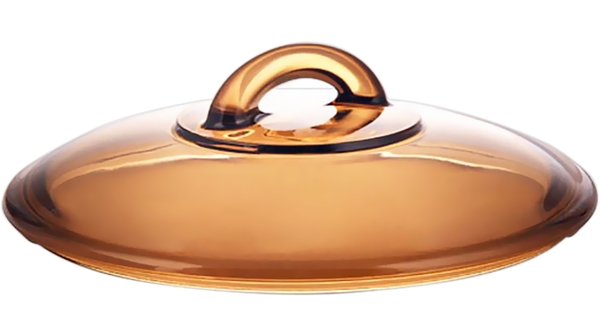 Nồi thủy tinh Luminarc Amberline Granite màu hổ phách với nắp đậy kín trong suốt và dễ quan sát