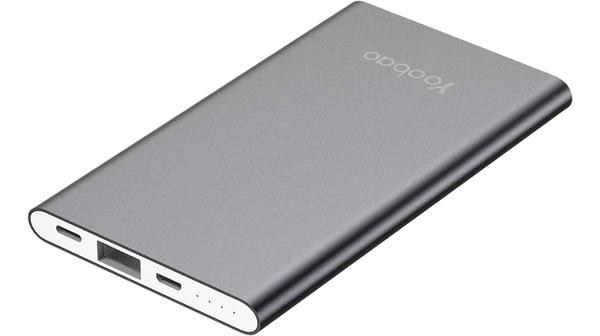 Pin sạc dự phòng Yoobao PL5 màu xám được trang bị hệ thống sạc xả thông minh