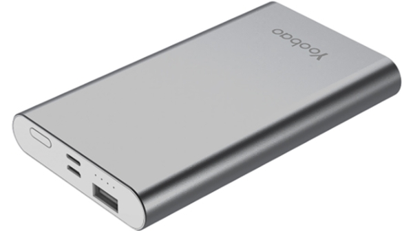 Pin sạc dự phòng Yoobao PL10 màu xám có khả năng tương thích với hầu hết các thiết bị