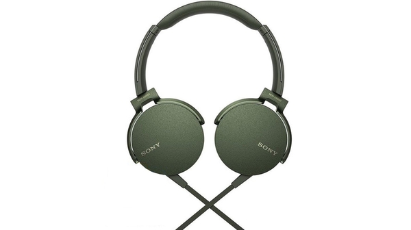 Tai nghe Sony MDRXB550APGCE màu xanh rêu giá rẻ tại Nguyễn Kim