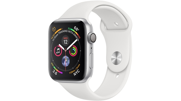 Apple Watch Series 4 40mm Silver - White Sport Band thiết kế nhỏ gọn