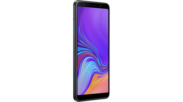 Samsung Galaxy A7 (2018) màu đen hỗ trợ tối đa 512 GB