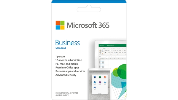 Phần mềm Microsoft Office 365 Business Standard mặt trước
