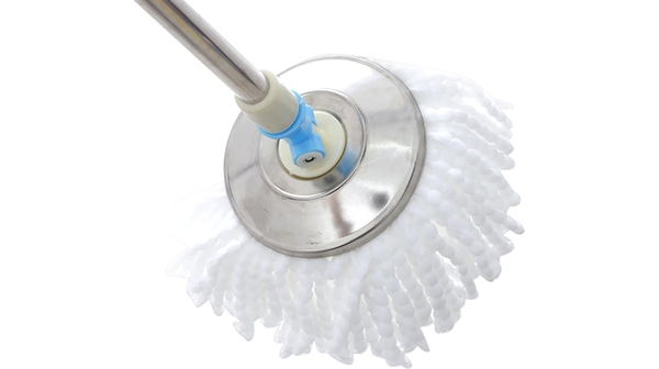 Cây lau nhà Ohi@ma HMTN-CS25S có phần cán được làm từ inox chống gỉ rất cứng cáp