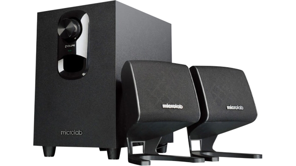 Loa vi tính Microlab M-108BT màu đen là dòng loa 2.1 kênh