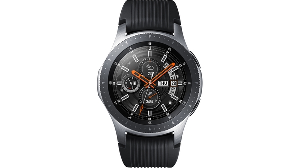Đồng hồ Samsung Galaxy Watch 46mm Silver mặt chính diện