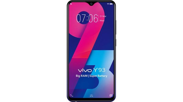 Điện thoại Vivo Y93 đen chính hãng tại Nguyễn Kim