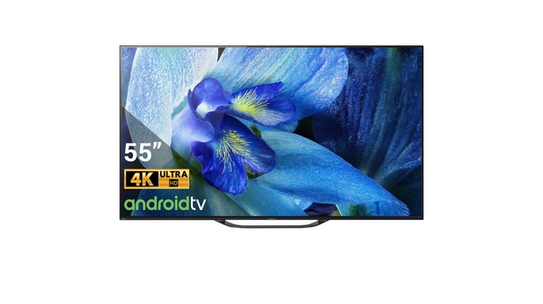 Android Tivi OLED Sony 4K 55 inch KD-55A8G mặt chính diện
