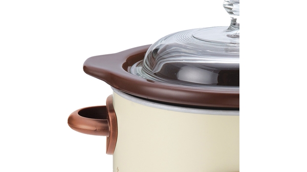 Nồi tiềm Cornell CSC-D15C nắp nồi làm bằng kính chịu nhiệt, có độ bền cao