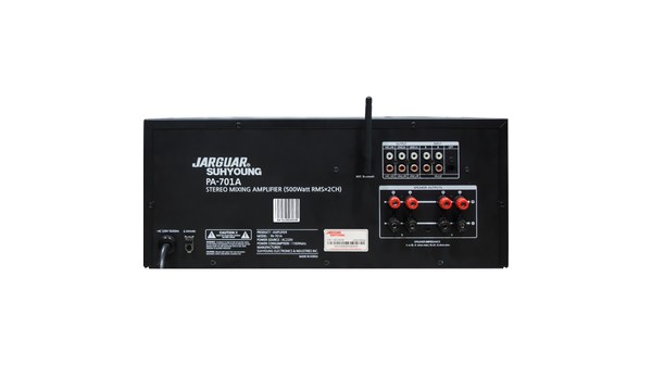 Amply Jarguar Suhyoung PA-701A cổng kết nối