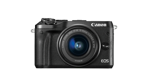 Máy ảnh Canon EOS M6 MKII EF-M15-45 (BK) giá rẻ tại Nguyễn Kim