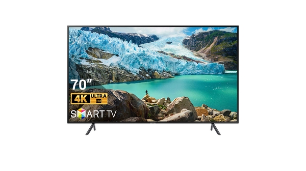 Smart Tivi Samsung 4K 70 inch UA70RU7200KXXV mặt chính diện