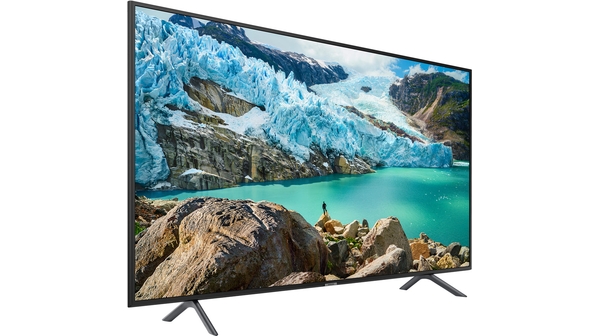 Smart Tivi Samsung 4K 70 inch UA70RU7200KXXV mặt nghiêng phải